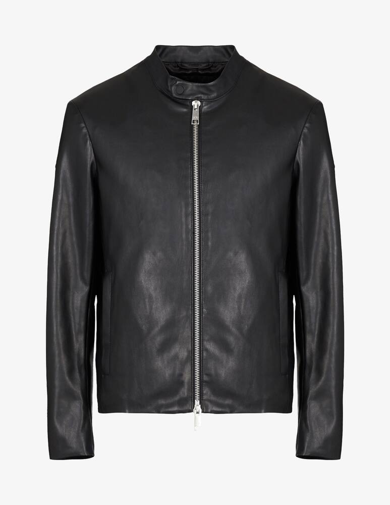 rinascente Armani Exchange Biker simil pelle jacket