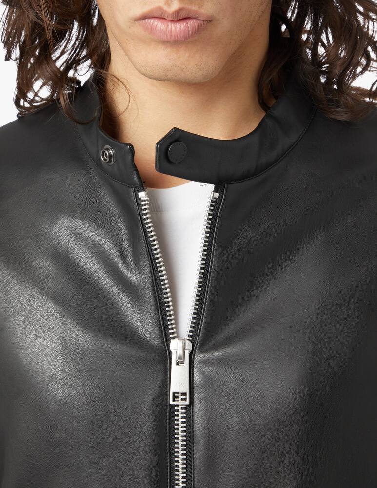 rinascente Armani Exchange Giacca biker simil pelle