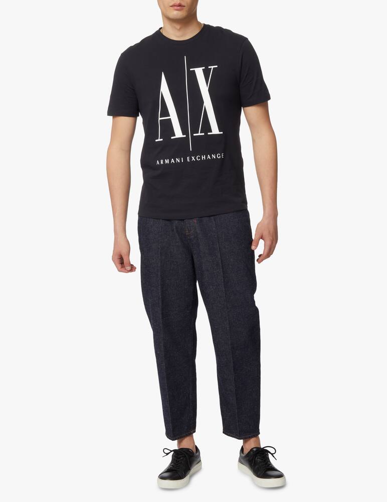 rinascente Armani Exchange Big icon t-shirt - blue