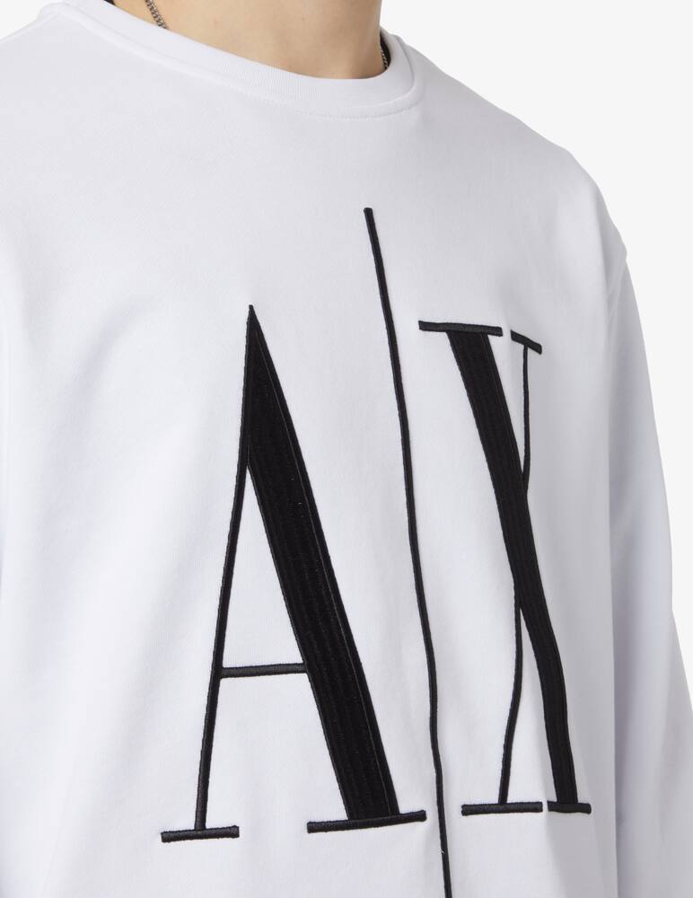 rinascente Armani Exchange Icon french terry big logo sweatshirt