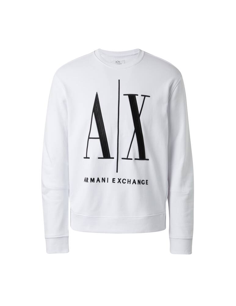 rinascente Armani Exchange Felpa girocollo icon big - bianco