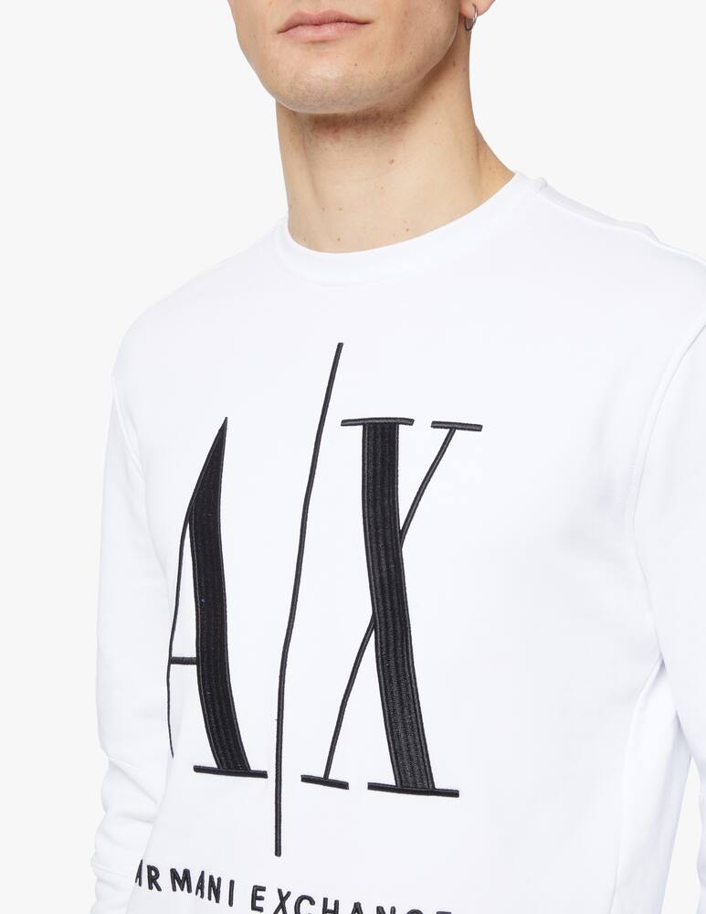 rinascente Armani Exchange Felpa girocollo icon big - bianco