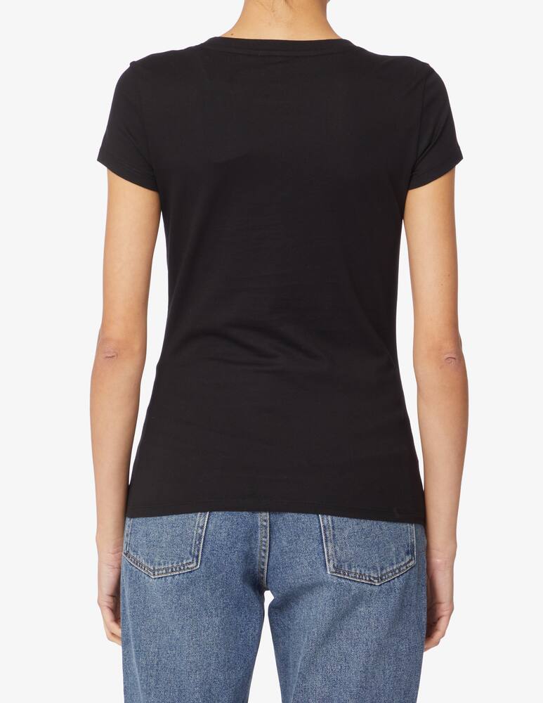 rinascente Armani Exchange T-shirt con logo patch - Nero