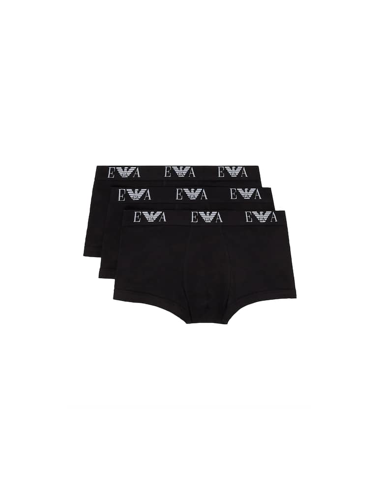 Emporio Armani 3 pack logo core trunk boxer - picture 1 Emporio Armani 3 pack logo core trunk boxer - picture 1