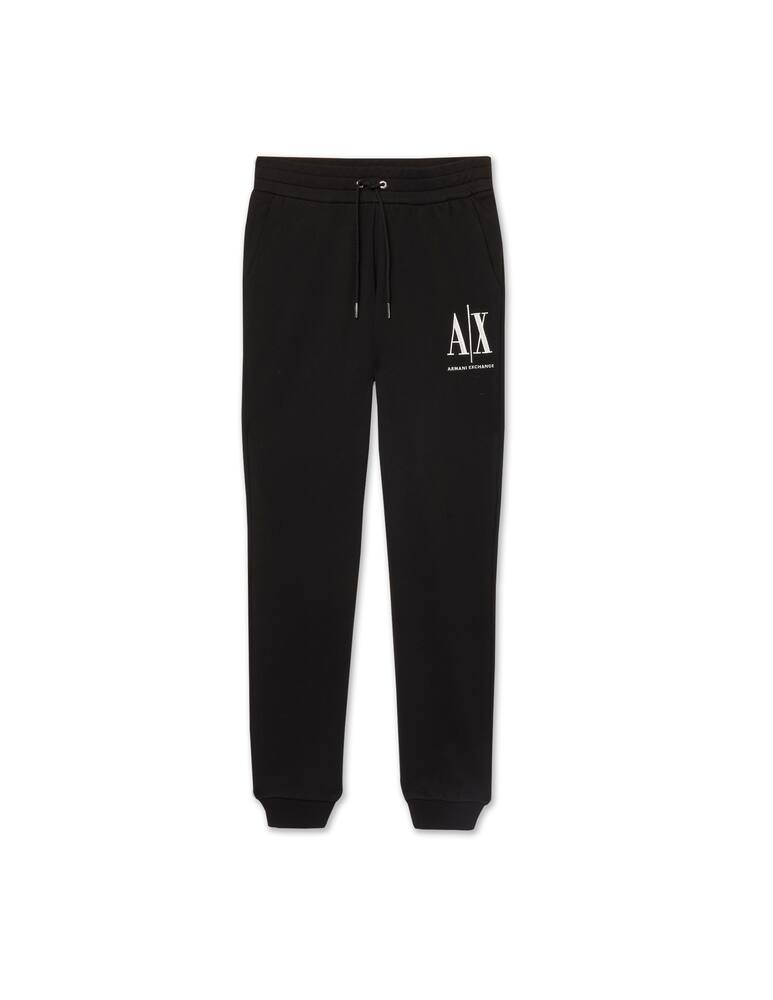 rinascente Armani Exchange Pantaloni di tuta in cotone Icon - nero