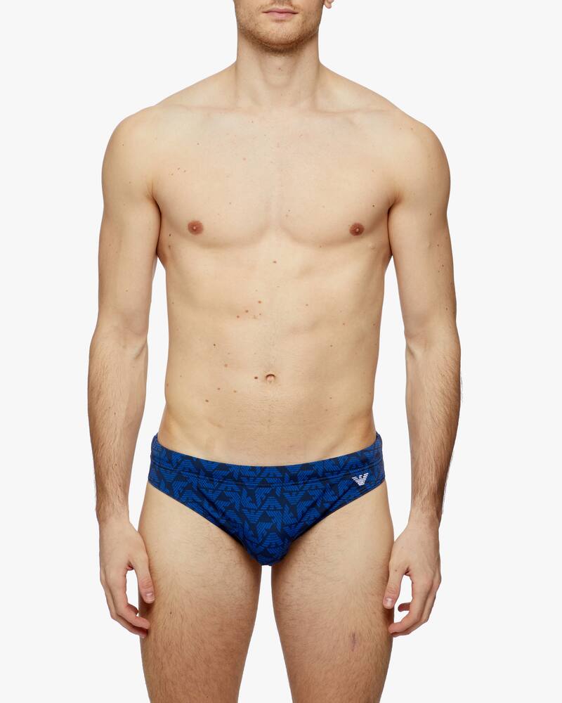 rinascente Emporio Armani Costume slip classico con aquila