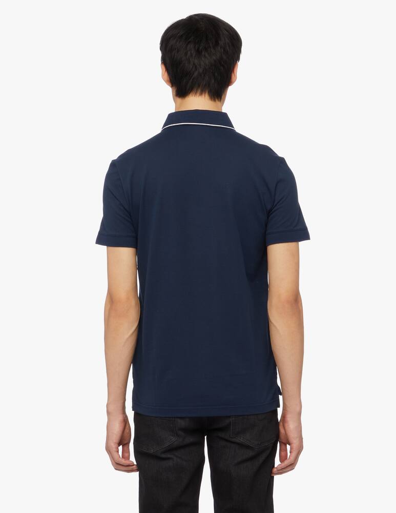 rinascente Emporio Armani Polo piquet iconico in cotone con logo 