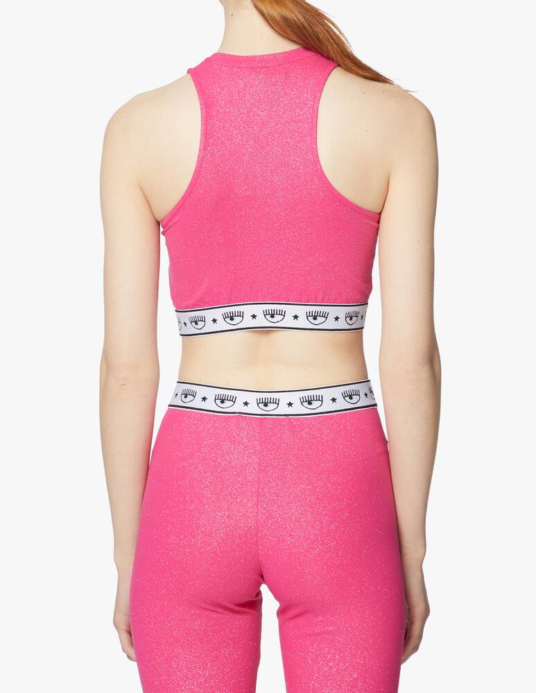 rinascente Chiara Ferragni Glitter active tank top 