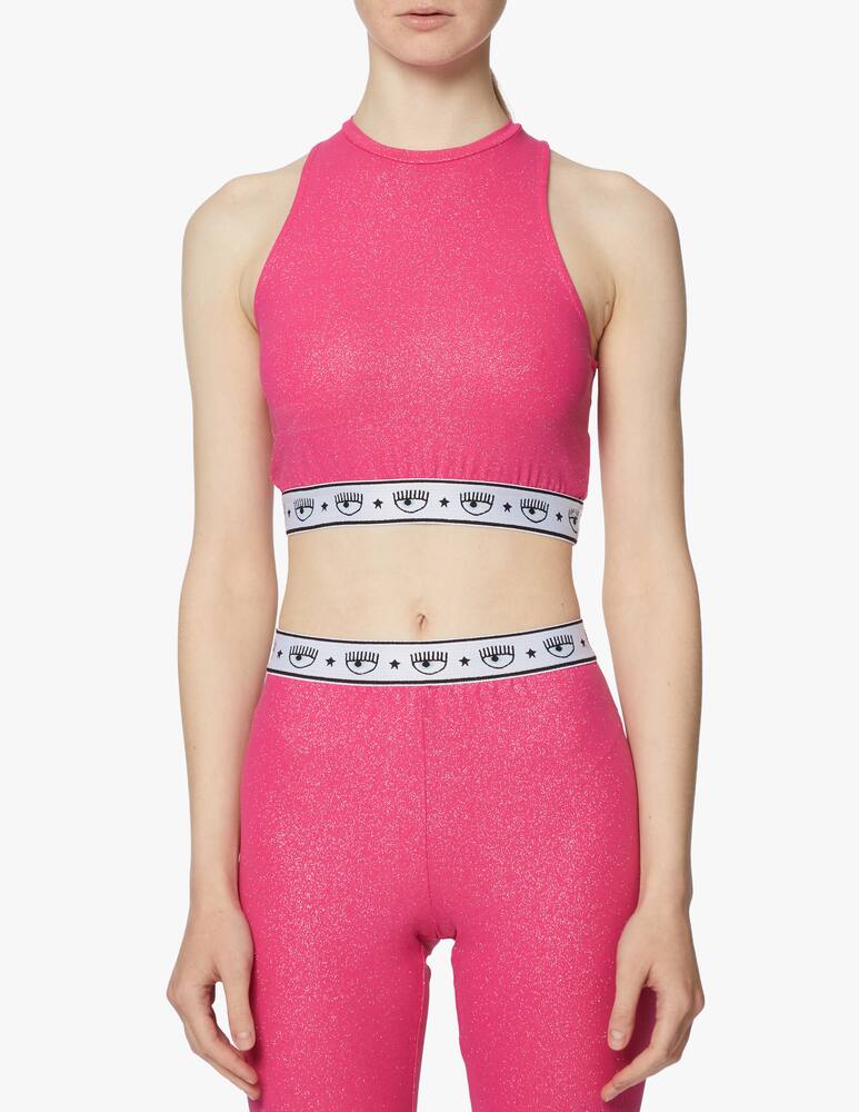 rinascente Chiara Ferragni Glitter active tank top 