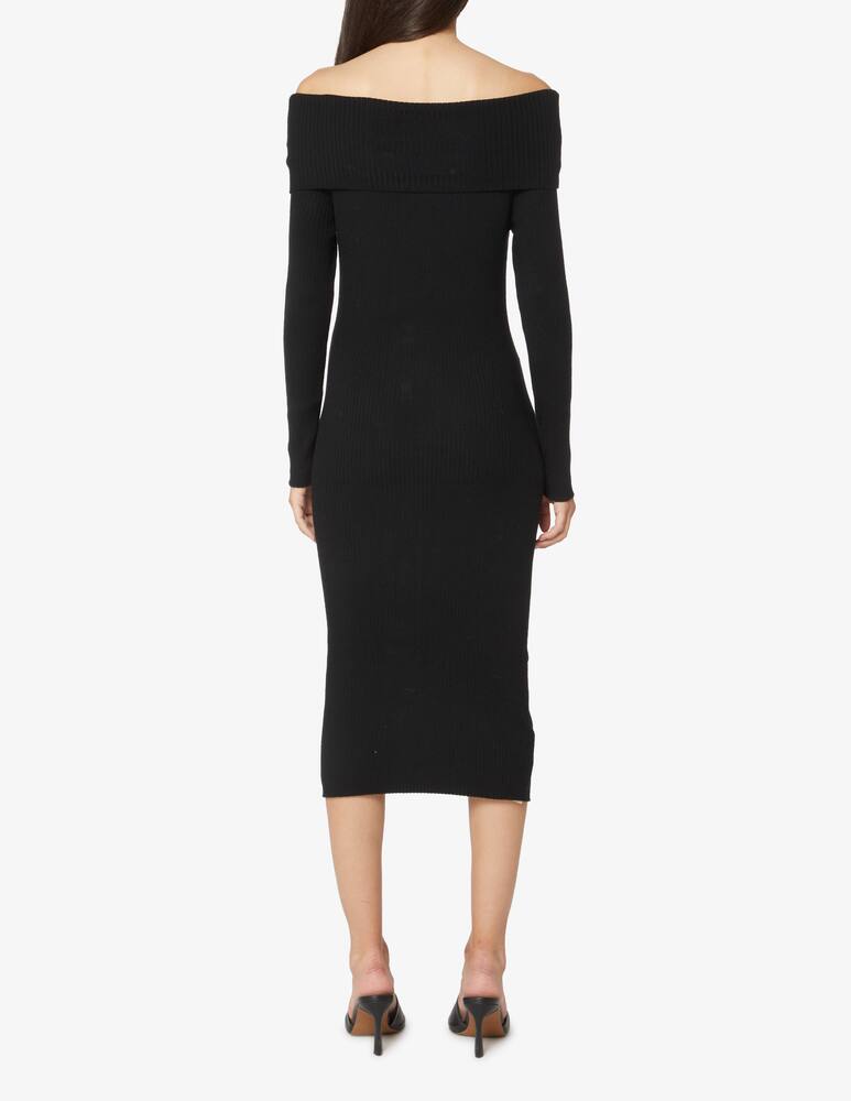 rinascente Pinko Big Boy ribbed dress - Black