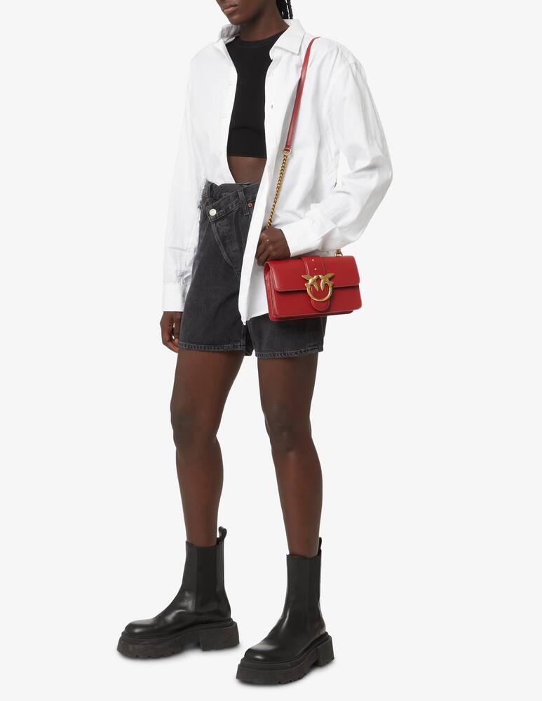 rinascente Pinko Love mini icon bag - Red