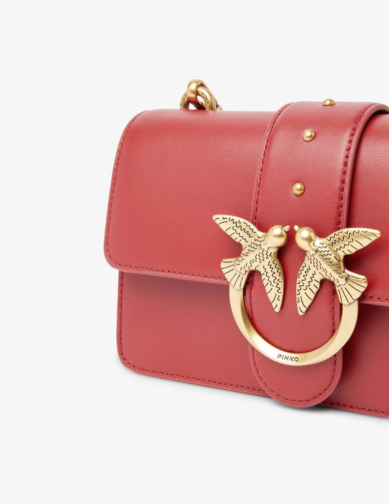 rinascente Pinko Love mini icon bag - Red