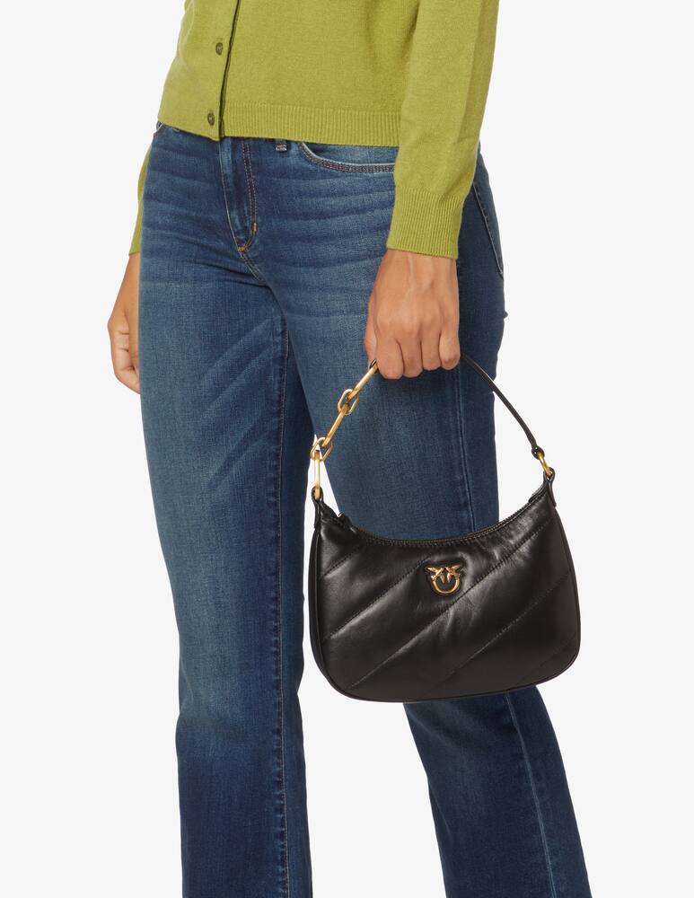 rinascente Pinko Borsa mini a spalla maxi trapuntato - Nero