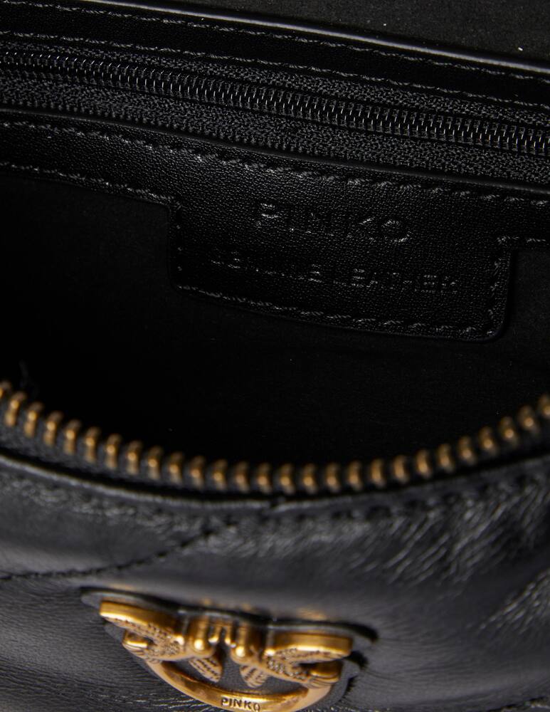 rinascente Pinko Borsa mini a spalla maxi trapuntato - Nero