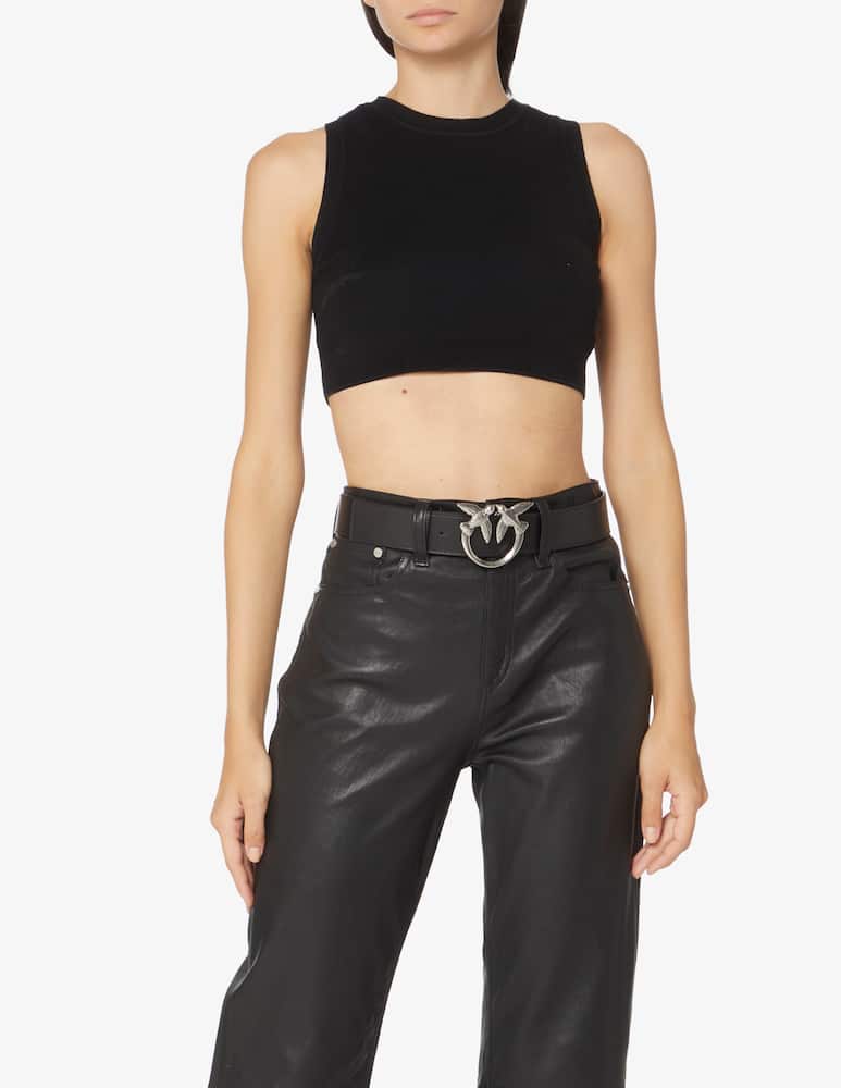 rinascente Pinko Cintura Love Berry h4 - Nero