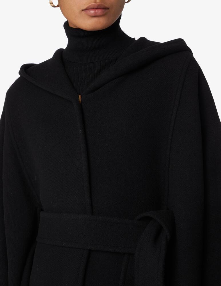 Pinko Melinia fringed cape - Black - picture 4 Pinko Melinia fringed cape - Black - picture 4