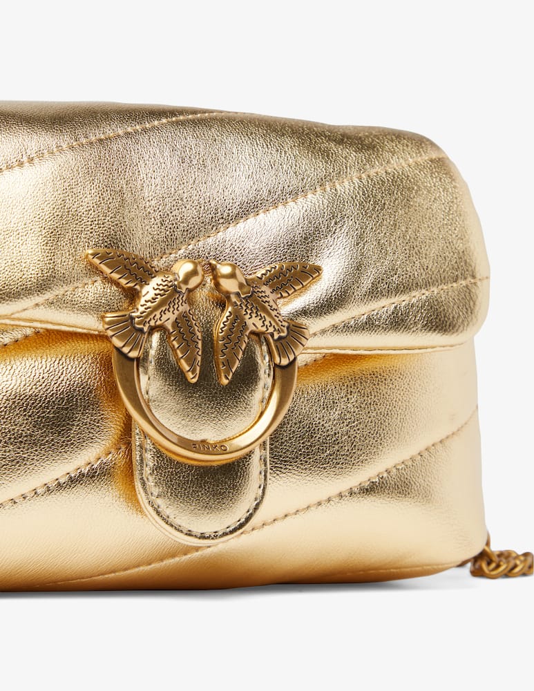 rinascente Pinko Puffy Baby Love laminated bag