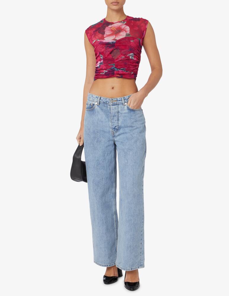 rinascente Pinko Top con stampa a fiori