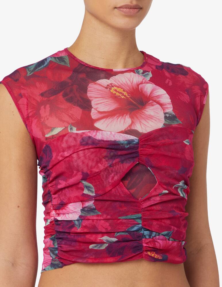 rinascente Pinko Top con stampa a fiori