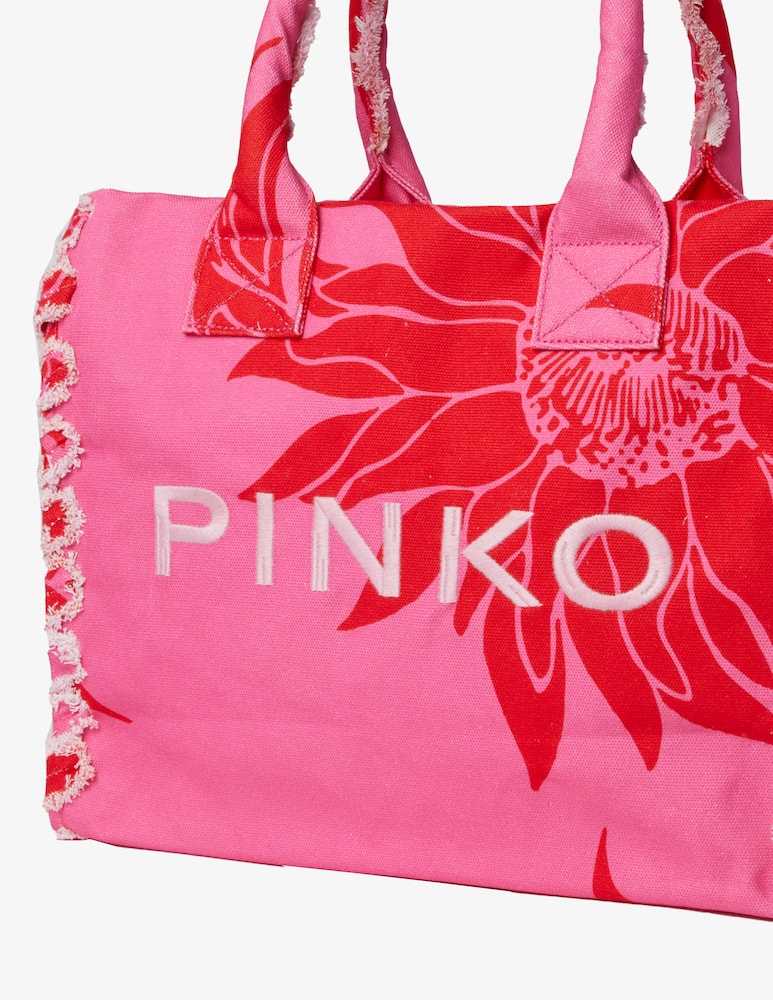 rinascente Pinko Borsa shopper in tela Mare