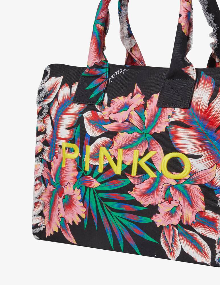 rinascente Pinko Mare canvas tote bag