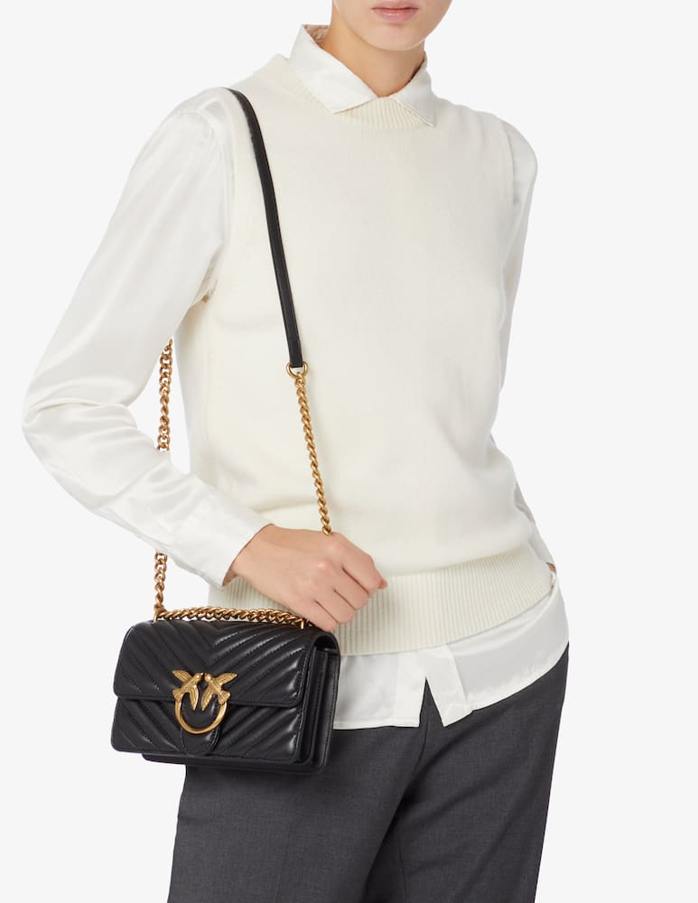 rinascente Pinko Borsa Love one mini chevron
