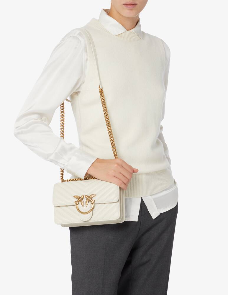 rinascente Pinko Borsa Love one mini chevron