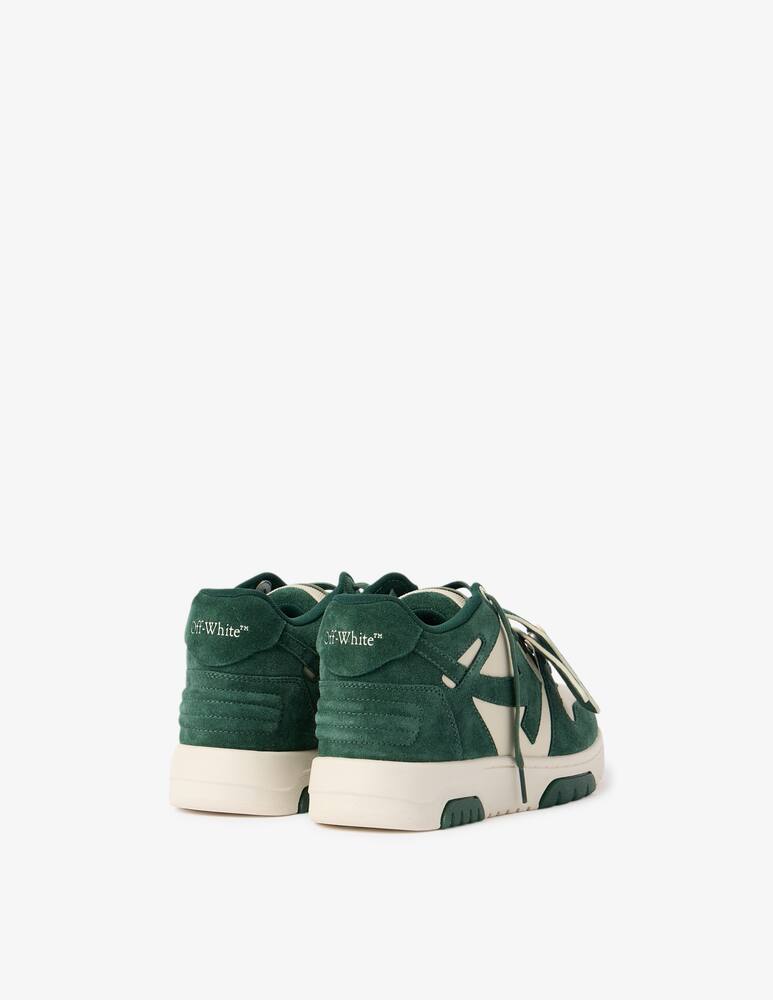rinascente Off-White Sneakers in suede Jet Green