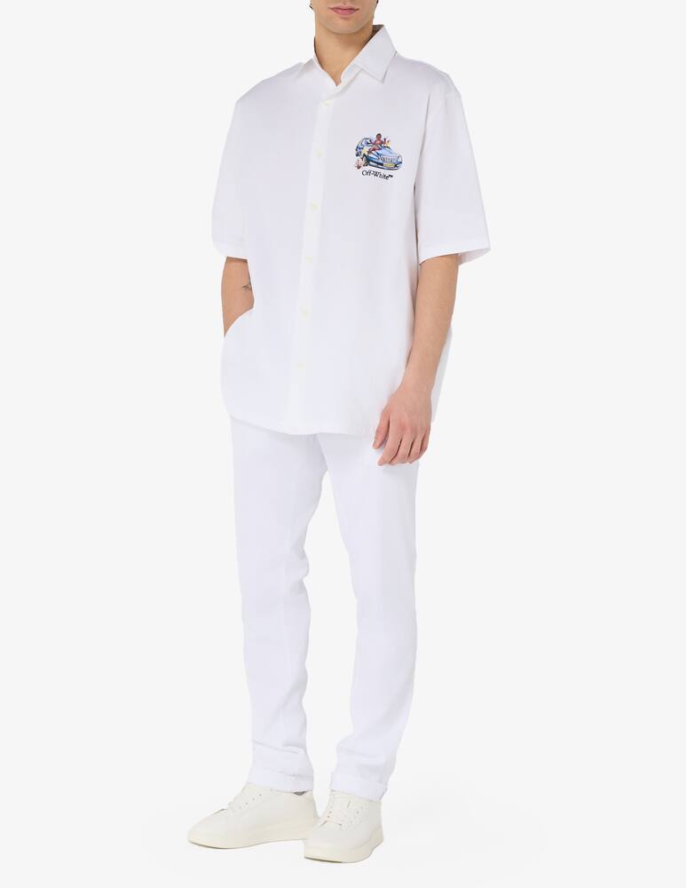 rinascente Off-White Bowling shirt angel print