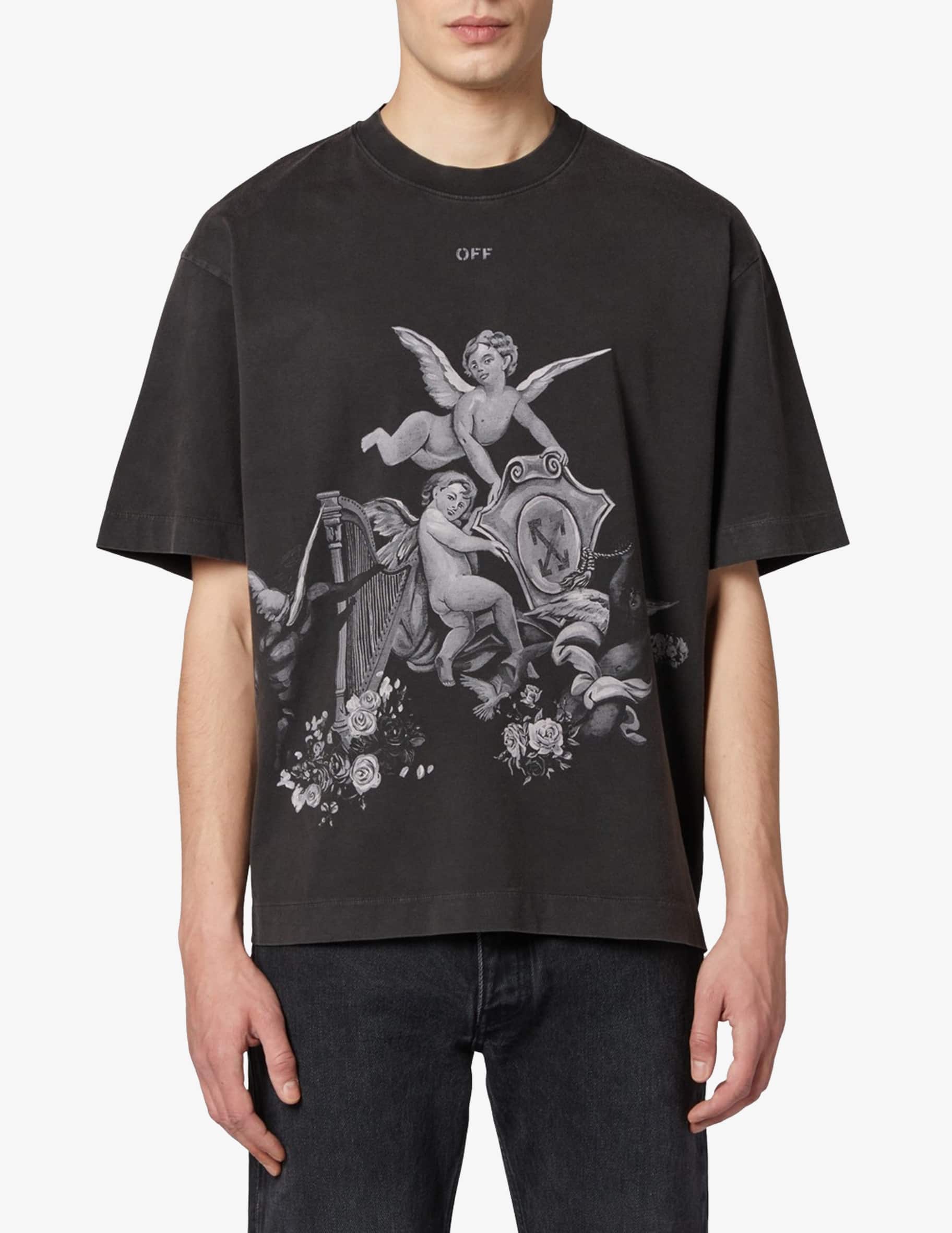 Acquista Off-White T-shirt skate putti vintage su Rinascente