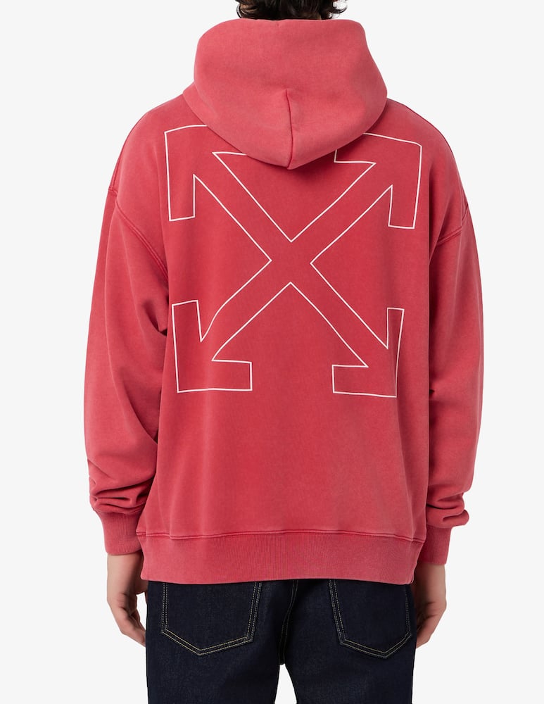 rinascente Off-White Outline arrow skate hoodie