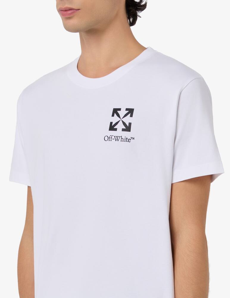 rinascente Off-White T-shirt con logo slim fit