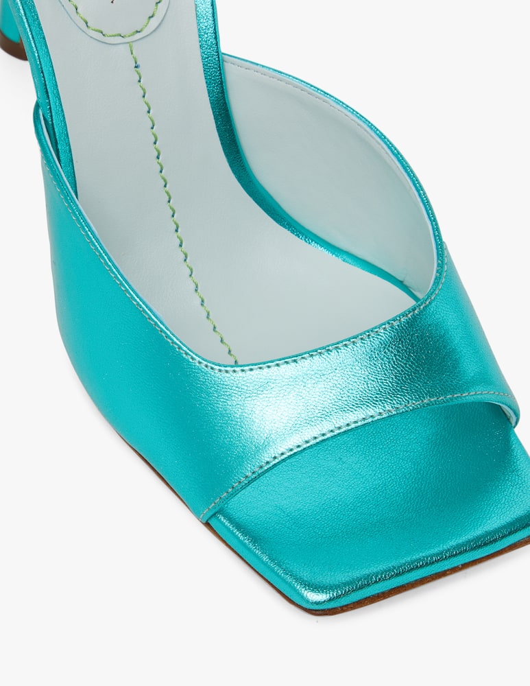 rinascente The Saddler Leather heeled sandals