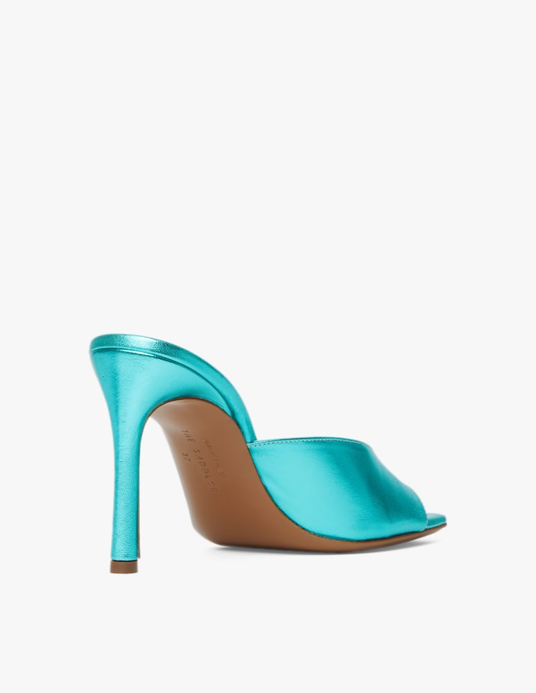 rinascente The Saddler Leather heeled sandals