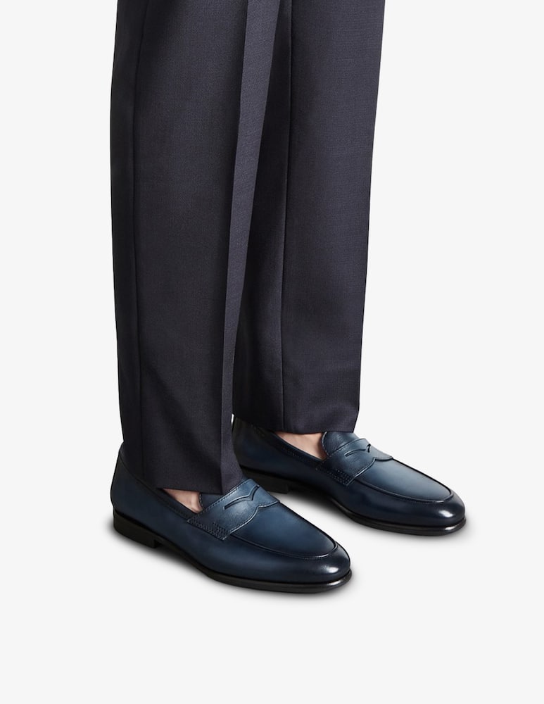 Santoni Penny leather loafers - picture 2 Santoni Penny leather loafers - picture 2
