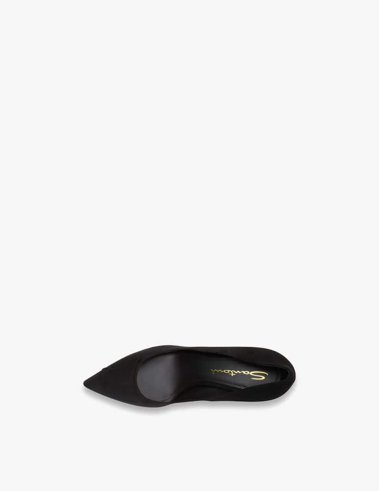 Santoni Décolleté Sibille con tacco alto in suede nero - immagine 6 Santoni Décolleté Sibille con tacco alto in suede nero - immagine 6