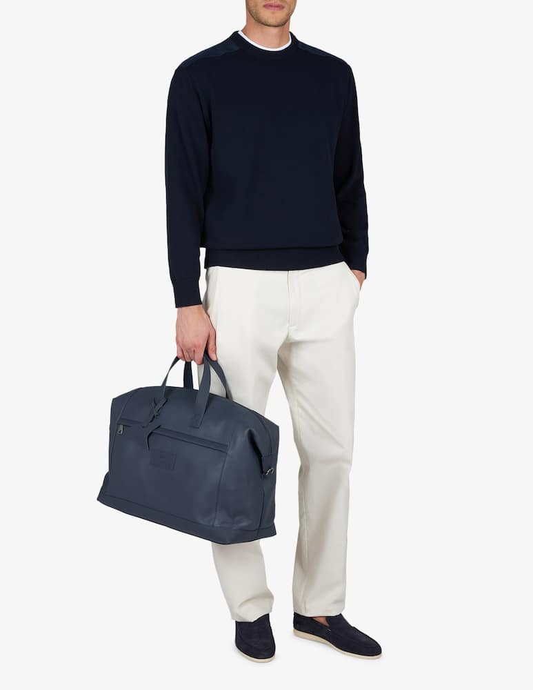 rinascente Paul & Shark Maglia in cotone con inserti lino