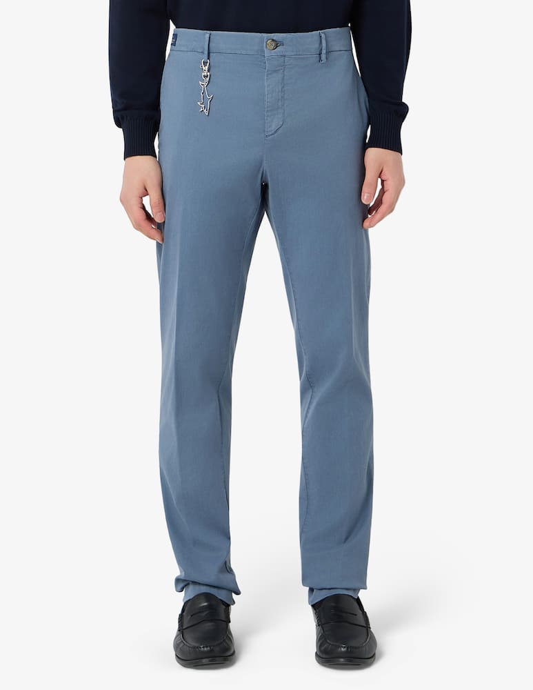 Paul & Shark Chino trousers in tencel blend - picture 1 Paul & Shark Chino trousers in tencel blend - picture 1