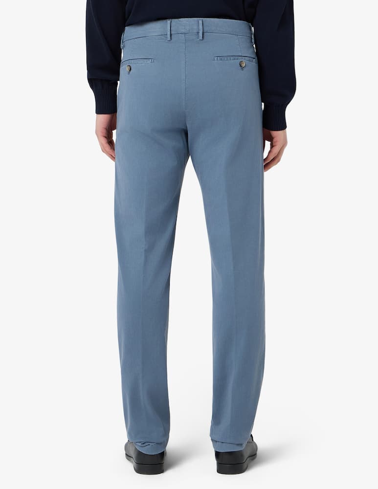 rinascente Paul & Shark Pantaloni chino in cotone tencel stretch