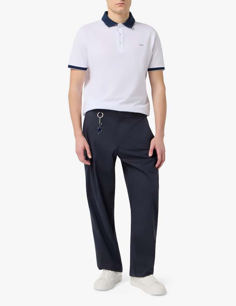 Paul & Shark Straight leg cotton lyocell trousers - picture 2 Paul & Shark Straight leg cotton lyocell trousers - picture 2