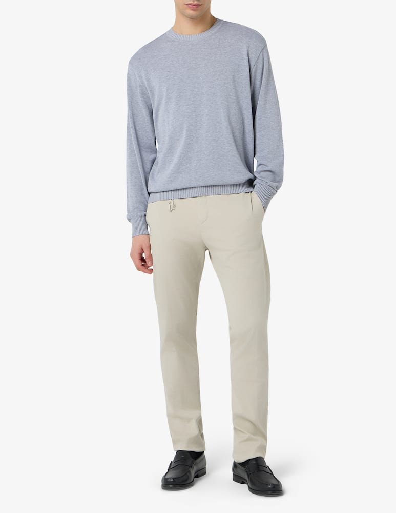 rinascente Paul & Shark Maglia girocollo in fresco cotone