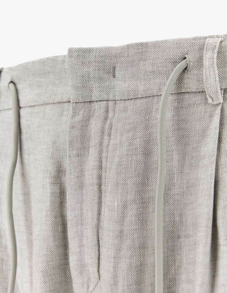 rinascente Paul & Shark Pantaloni una pince con coulisse 100% lino