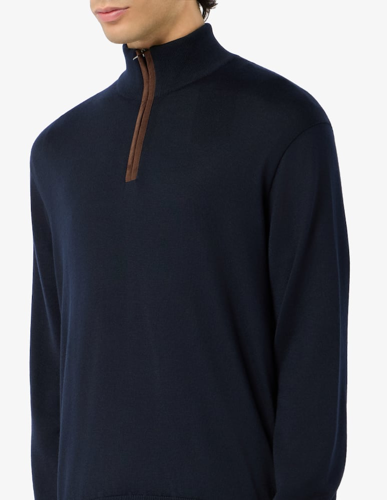 Paul & Shark Half-zip wool lyocell jumper - picture 4 Paul & Shark Half-zip wool lyocell jumper - picture 4