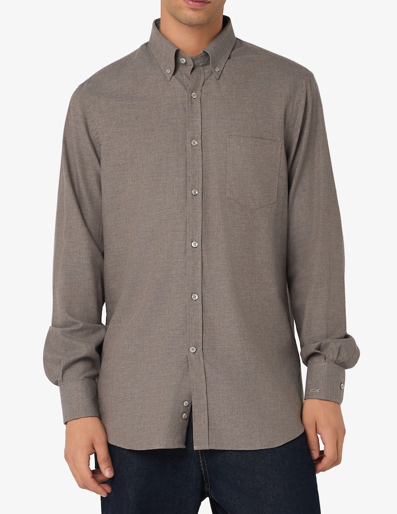 Paul & Shark Camicia in flanella regular fit - immagine 1 Paul & Shark Camicia in flanella regular fit - immagine 1
