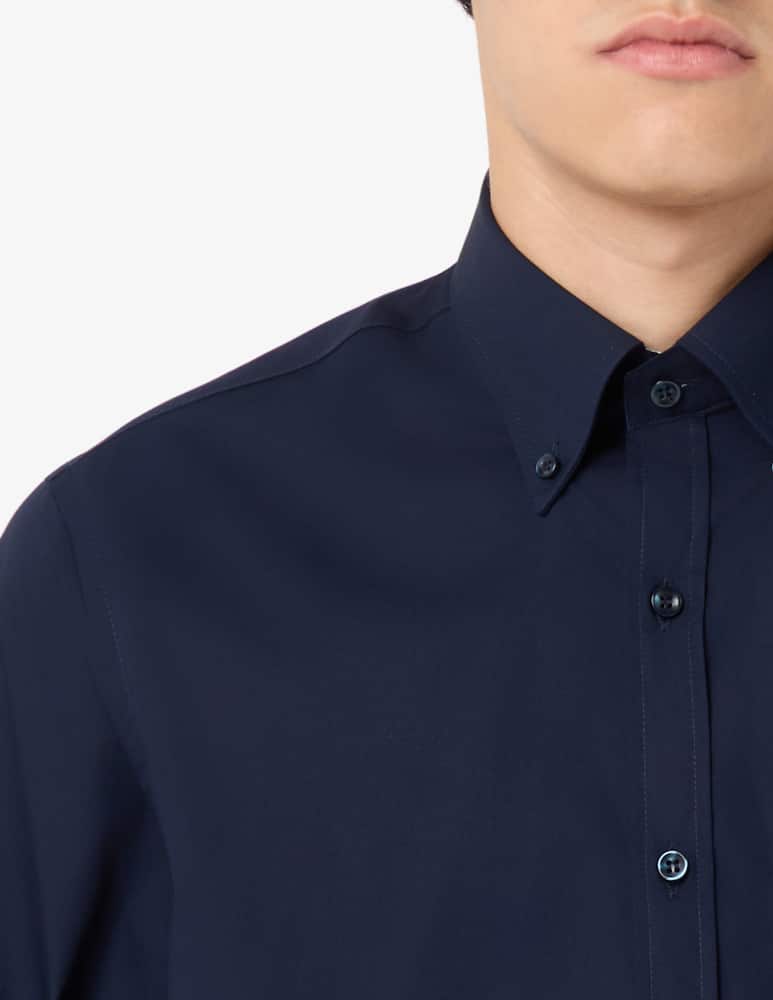 Paul & Shark Poplin button-down collar shirt - picture 4 Paul & Shark Poplin button-down collar shirt - picture 4