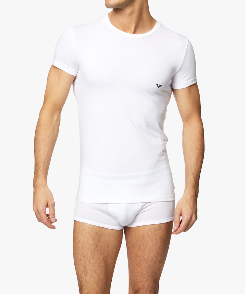 Emporio Armani Maglietta intima in cotone - immagine 2 Emporio Armani Maglietta intima in cotone - immagine 2