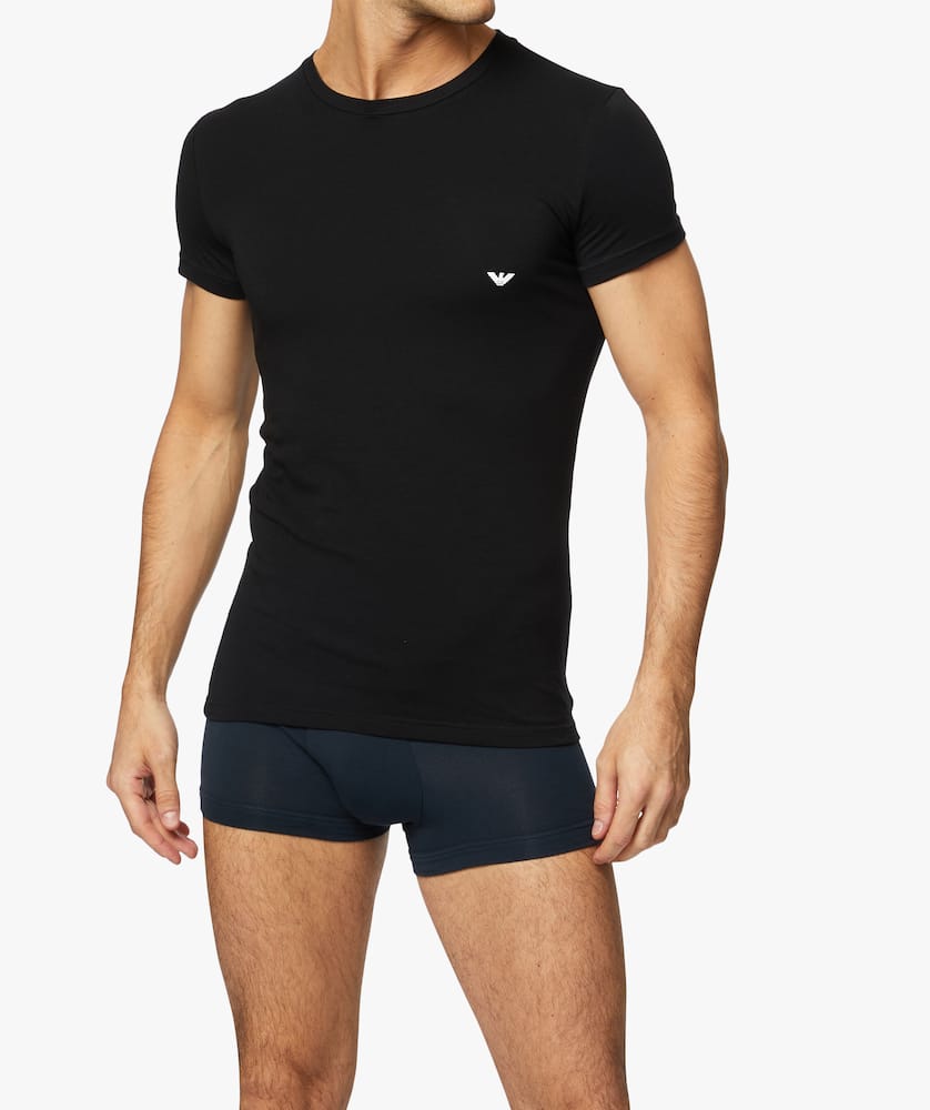 Emporio Armani Maglietta intima in cotone - immagine 2 Emporio Armani Maglietta intima in cotone - immagine 2