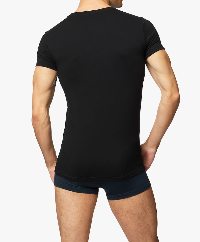 Emporio Armani Maglietta intima in cotone - immagine 3 Emporio Armani Maglietta intima in cotone - immagine 3