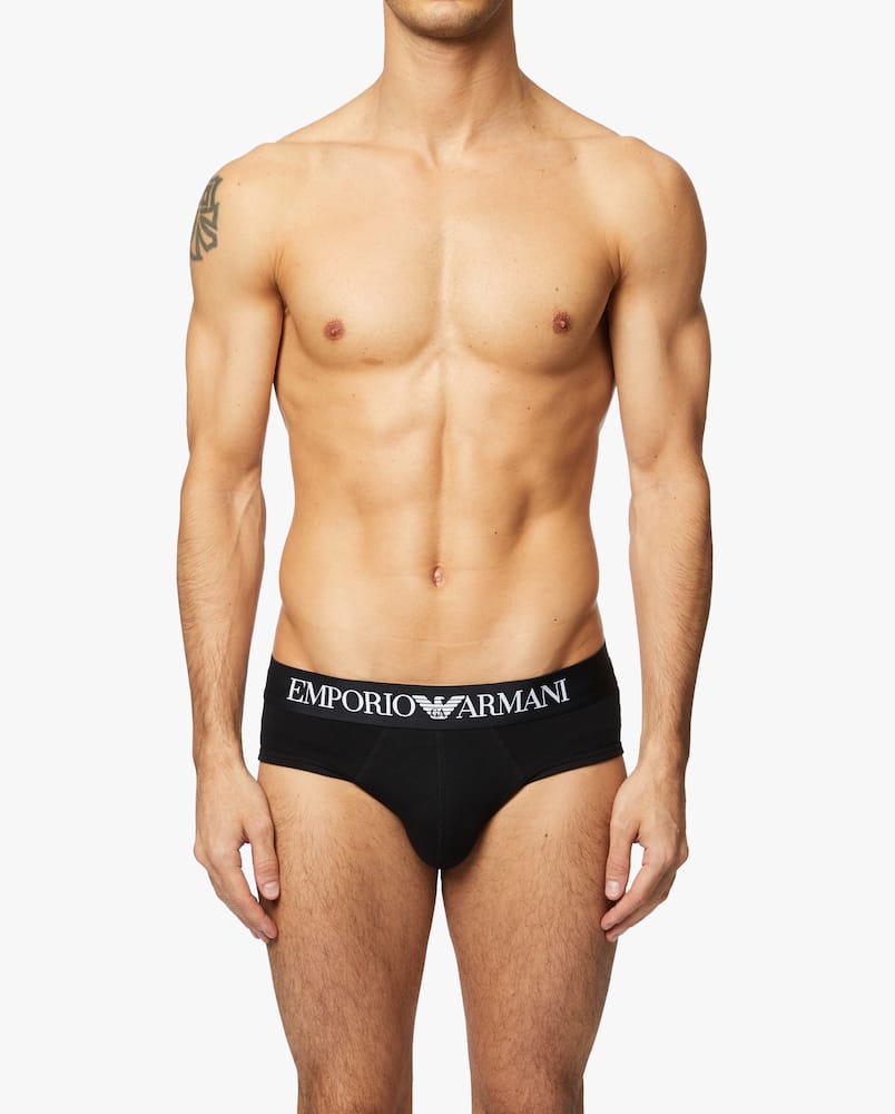 Emporio Armani Slip in cotone - immagine 2 Emporio Armani Slip in cotone - immagine 2