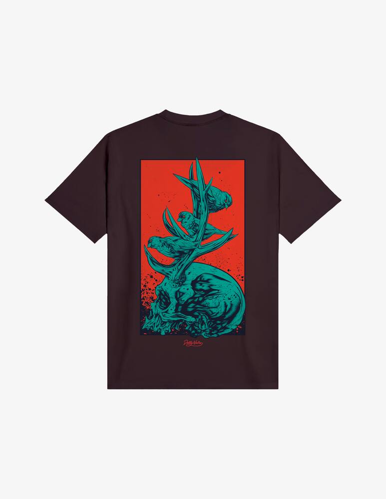 rinascente Dolly Noire Druid skull t-shirt